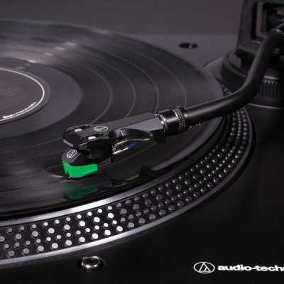 Audio Technica Direct-Drive Turntable (Analog & USB) in Black - AT-LP120XUSB-BK