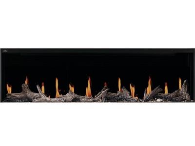 Luminex 65 LCD Electric Linear Built-in Fireplace